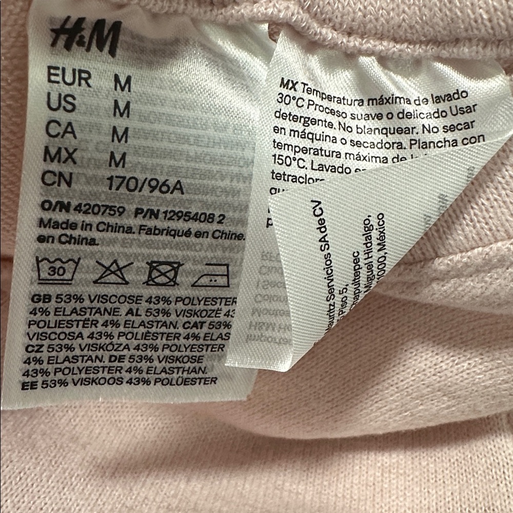 H&M Pink Pajama Set - Picture 2 of 2
